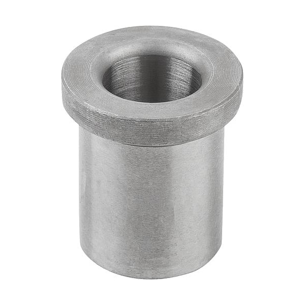 Drill bushing, DIN 172 Mild steel. Rounded top. IDxODxH: 30x42x56 mm